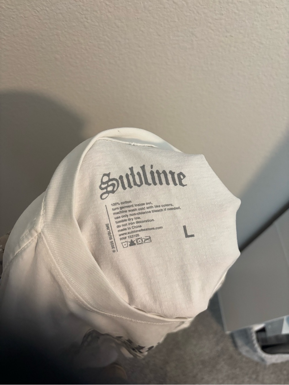 Tilly’s Men’s Sublime Long Beach Boxy Tee - Picture 8 of 8